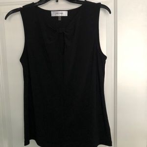 Jones Studio Black Sleeveless Top Size S